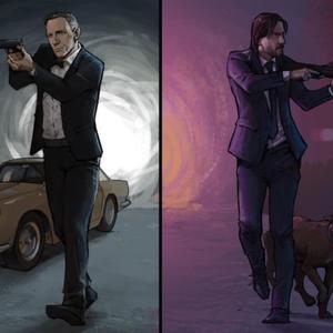 JAMES BOND & JOHN WICK (feat. Fukkit) (Explicit)