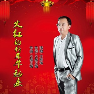 火红的新年牛起来