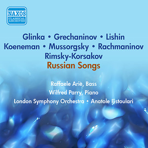 Vocal Recital (Bass) : Arie, Raffaele - Mussorgsky, M.P. / Glinka, M.I. / Lishin, G. / Grechaninov, a.t. (Recital of Russian Songs) [1953]