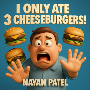 I only ate 3 cheeseburgers!