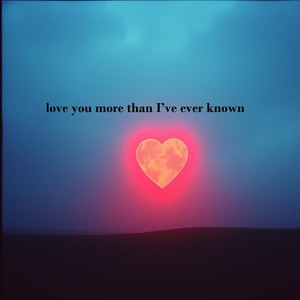 love you more than I’ve ever known
