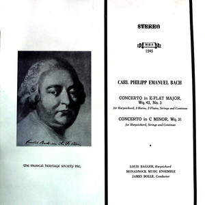 Concerto In C Minor, Wq. 31: 2. Adagio - Allegretto (黑胶版)