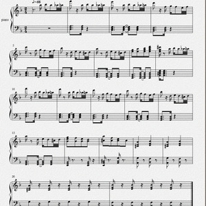 爱的代价  钢琴弹唱版