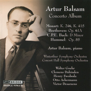 Artur Balsam: Concerto Album