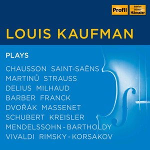 Louis Kaufman - Sonata in B-Flat Major - I. Décidé - Animé
