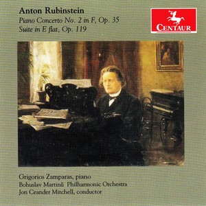 RUBINSTEIN, A.: Piano Concerto No. 2 / Suite, Op. 119 (Zamparas, Bohuslav Martinů Philharmonic, J.C. Mitchell)