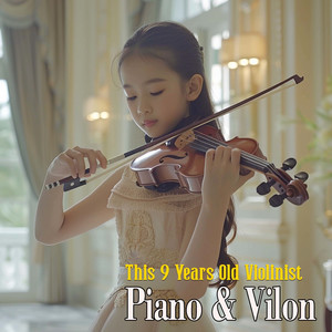 This 9 Years Old Violinist With Violin & Piano