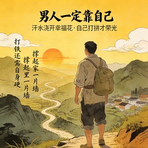 男人一定靠自己 山歌流行串DJ (伴奏)