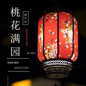 桃花满园新春好
