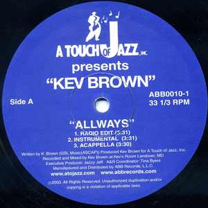 Kev Brown - Can't Stay Away feat. Grap Luva & Phonte (Little Brother) (Instrumental|纯音乐)