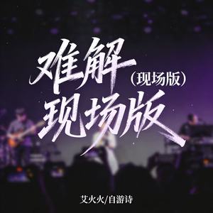 难解 (现场版) - 艾火火、自游诗封面