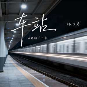 车站（天色暗了下来）