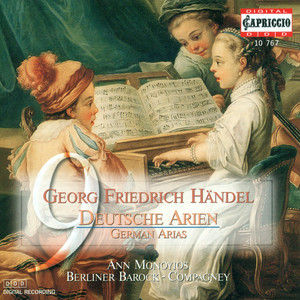 HANDEL, G.F.: Arias - HWV 202, 203, 204, 205, 207, 208, 209, 210 / Violin Sonata, HWV 408 / Trio Sonatas - HWV 386a, 399 (Monoyios)