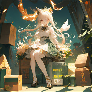 誰もいない未来絵