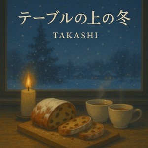 テーブルの上の冬