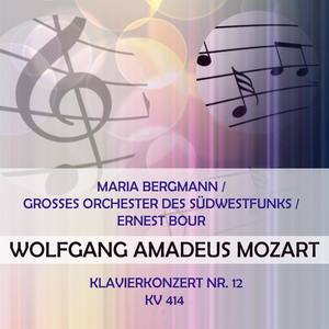 Maria Bergmann / Grosses Orchester des Südwestfunks / Ernest Bour play: Amadeus Mozart: Klavierkonzert Nr. 12, KV 414