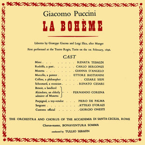 La Bohème: Act Four (Including In Un Coupè / O Mimi, Tu Più Non Torni / Vecchia Zimarra / Son Andati?)