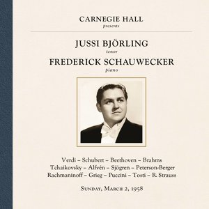 Jussi Björling at Carnegie Hall, New York City, March 2, 1958 (尤西毕约林在卡内基音乐厅，纽约市，1958年3月2日)