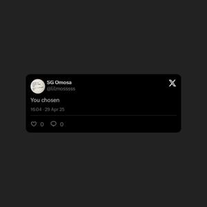 Chosen (feat. SG Omosa) (Explicit)