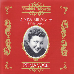 Zinka Milanov Sings Verdi (拉诺芙唱威尔第)