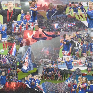 Damene i kongeblått