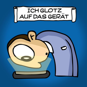 Ich glotz auf das Gerät