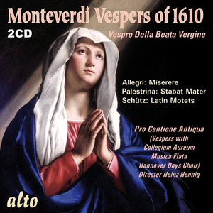 Vespro Della Beata Vergine (Marienvesper)
