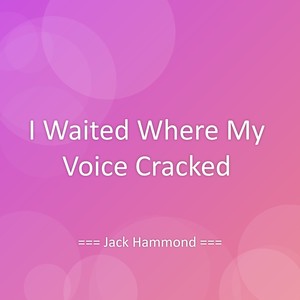 I Waited Where My Voice Cracked