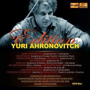 Yuri Ahronovitch Edition - SHOSTAKOVICH, D. / FRANCK, C. / RESPIGHI, O. / SIBELIUS, J. / BRUCKNER, A. / LISZT, F. / WAGNER, R.