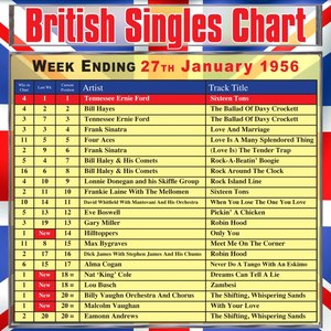 British Singles Chart - Week Ending 27 January 1956