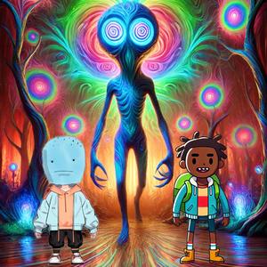 I was cast into a dreamscape by the eyes of this creature that has no weaknesses I have found, this place is jarring but I discovered a friend, munch the adventurer and he has helped me survive in this mind melting world (feat. Mvnch) (Explicit)