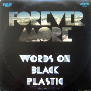 Words on Black Plastic