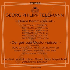 Die kleine Kammermusik, Partita No. 5 in E Minor, TWV 41:e1 - V. Siciliana