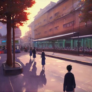 烘焙光影的少年