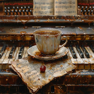 Café Con Leche Animado Con Riffs De Jazz