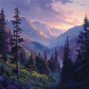 Pines (in the Rain)