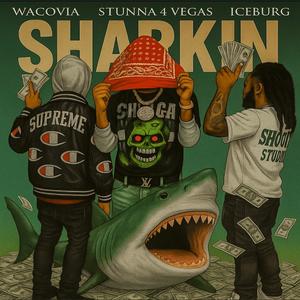 SHARKIN (feat. STUNNA4VEGAS & ICEBURG) (Explicit)