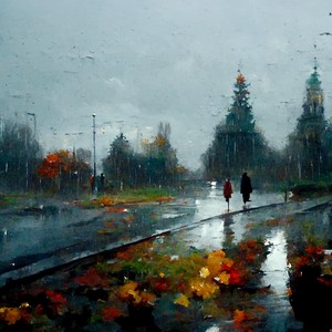 rainy day in november