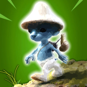 Blue Smurf Cat (We Live We Love We Lie)