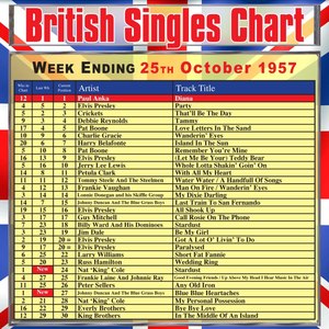 British Singles Chart - Week Ending 25 October 1957