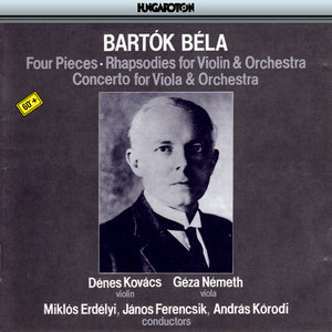 Four Pieces for Orcheatra, Rhapsody Nos. 1 and 2, Concerto for Viola and Orchestra