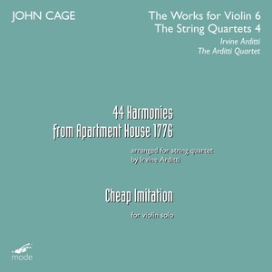 Apartment House 1776: 44 Harmonies (arr. I. Arditti for string quartet) - Apartment House 1776: 44 Harmonies (arr. I. Arditti for string quartet): Harmony No. 1. Cookfield