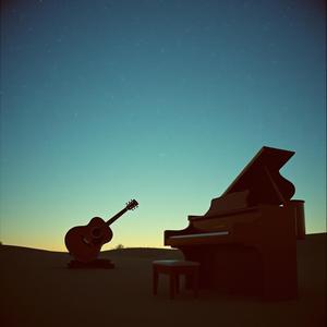 Armonías del Crepúsculo: Piano y Guitarra para la Serenidad