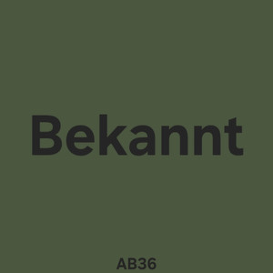 Bekannt