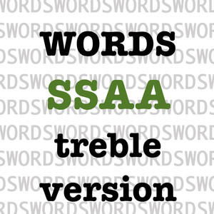 Words SSAA reh TUTTI