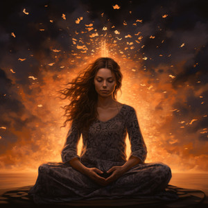 Nocturno Y Acogedor Fuego