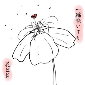 一輪咲いても花は花