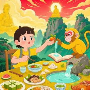 黄小西吃晚饭 (伴奏)