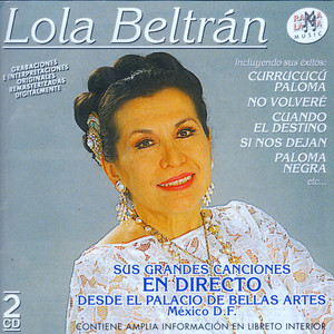 Lola Beltrán En Directo Desde El Palacio De Bellas Artes De México