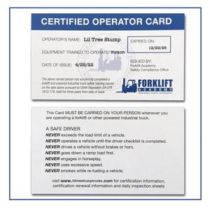 Certified Forklift Driver (Explicit)